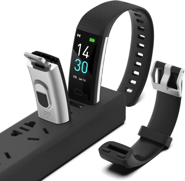 ENGERWALL Fitness Tracker with Step Counter/Calories/Stopwatch, Activity Tracker with Heart Rate Monitor, IP68, Health Tracker with Sleep Tracker, Smartwatch, Pedometer Watch for Women Men Kids - Image 7