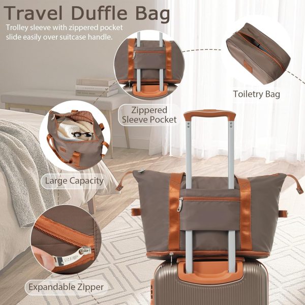 Merax Luggage Set 3 Piece 20-Inch Carry On Luggage Lightweight Suitcase Set with Spinner Wheels, TSA Lock, Collision-Protection Angle (Coppery) - Image 3