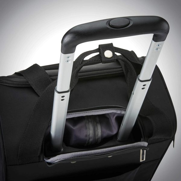Samsonite Underseat Carry-On Spinner with USB Port, Jet Black, One Size - Image 8